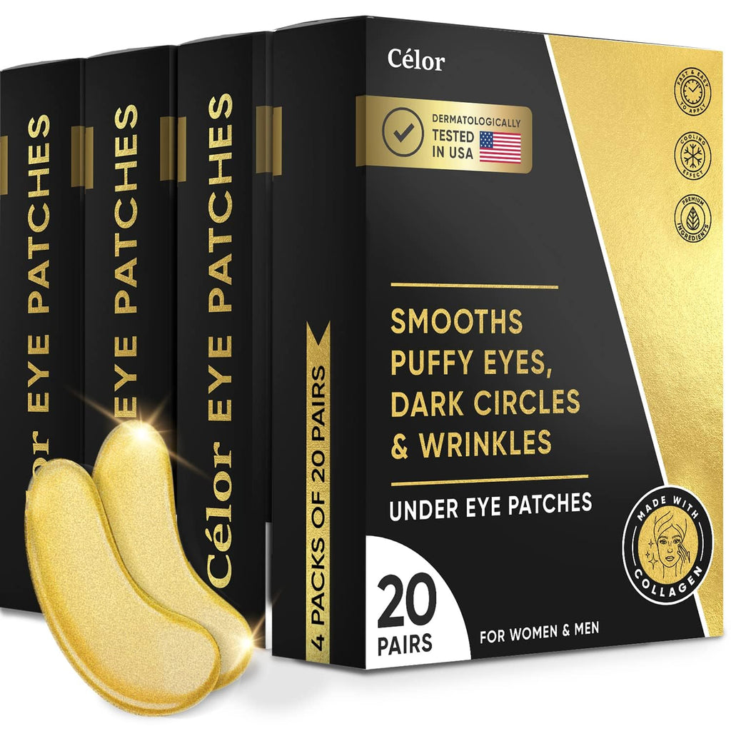 Buy now Under Eye Patches (20 Pairs) - Eye Patches For Puffy Eyes And Dark Circles - Under Eye Mask For Beauty & Personal Care - Under Eye Mask Amino Acid & Collagen For Dark Circles And Puffiness by Celor at indiglob india