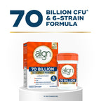 Align Probiotic, 70 Billion CFU, 6 Strain Blend, Probiotics for Women and Men, Daily Probiotics for Digestive Health, Helps Relieve Occasional Bloating & Gas 30 Capsules
