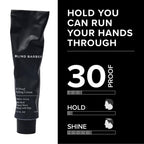 Blind Barber 30 Proof Hair Cream for Men - Styling Cream & Beard Tamer - Light Hold & Natural Shine - Paraben & Sulfate-Free, Water-Based Hair Products - Tonka Bean Scent (3.2 Fl oz)