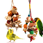 2pcs Bird Toys for Parakeets,Parrot Cage Chewing Hanging Toy