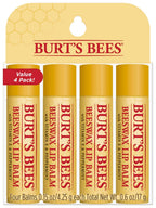 Buy now Burt's Bees Lip Balm Stocking Stuffers, Moisturizing Lip Care Holiday Gift, 100% Natural, Original Beeswax with Vitamin E & Peppermint Oil (4 Pack) at indiglob india