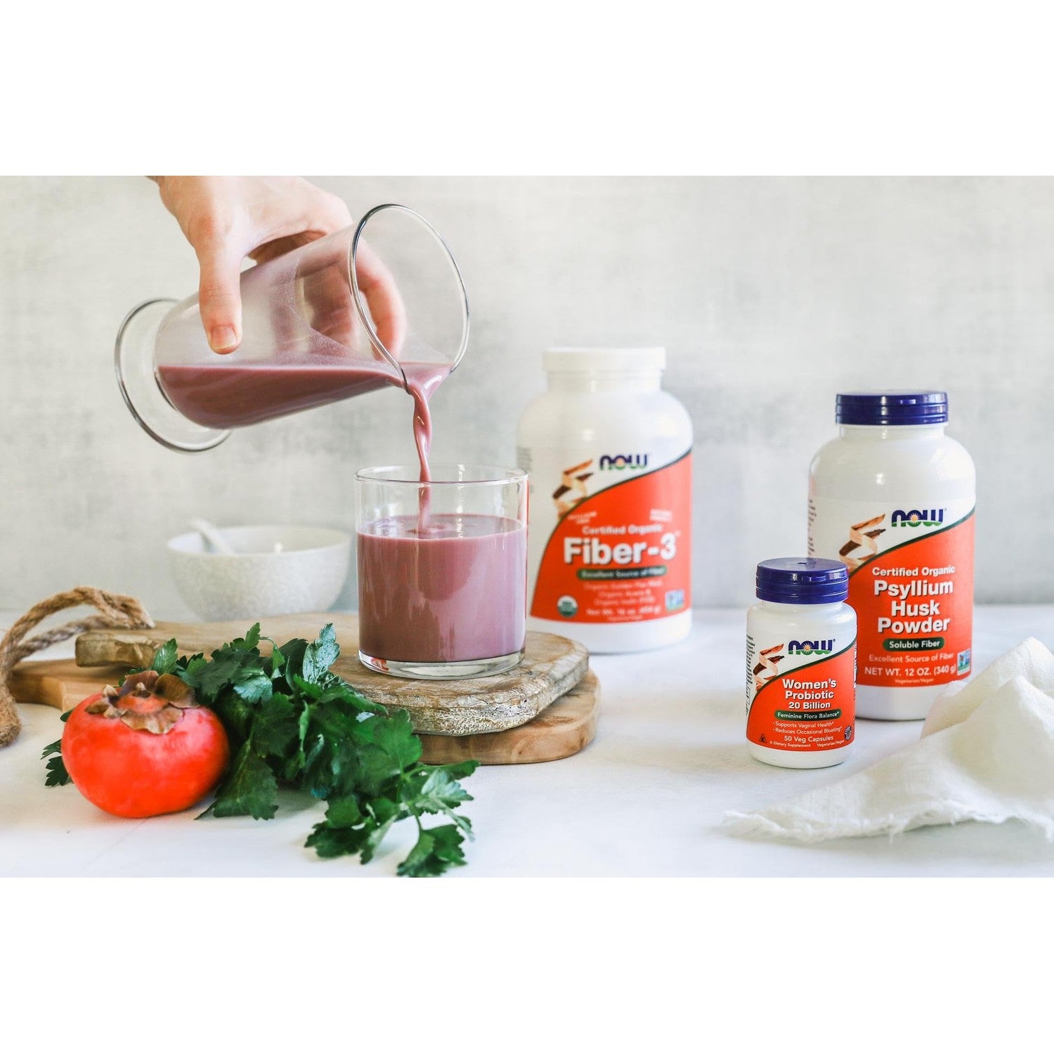 NOW Foods Supplements, Psyllium Husk Powder, Non-GMO Project Verified, Soluble Fiber, 12-Ounce