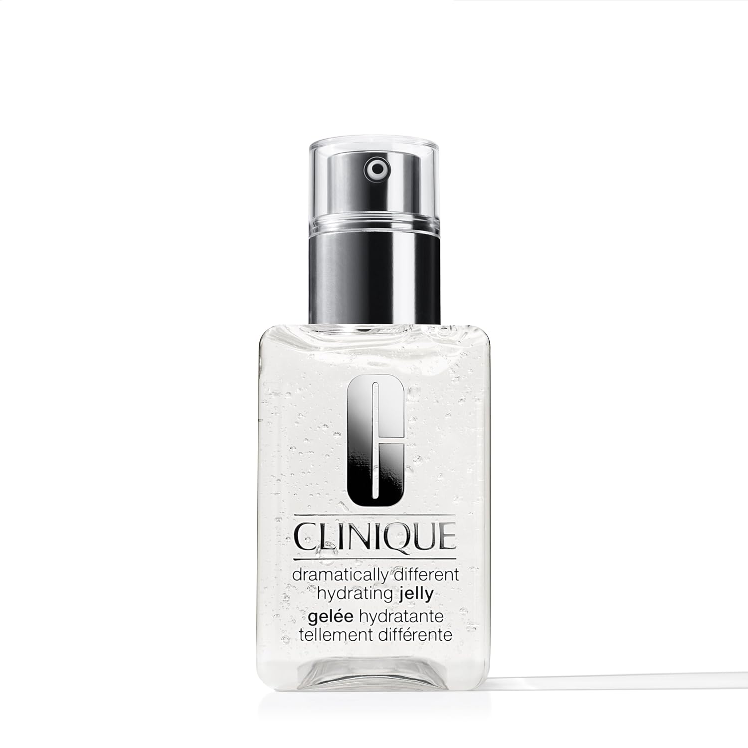 Buy now Clinique Dramatically Different Hydrating Jelly Lightweight Oil Free Face Moisturizer With Hyaluronic Acid For All Skin Types 4.2 FL Oz - Full Size at indiglob india