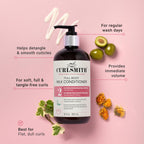 CURLSMITH Full Body Volumizing Conditioner for Curly Hair (12 oz)