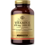 Solgar Vitamin E 670 mg (1000 IU), 100 Mixed Soft Gels - Non GMO | Suitable for Vegetarians, Gluten Free