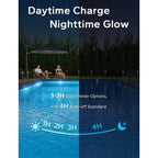 KARTOOSH Solar Pool Lights for Inground Pool Wireless Underwater LED Light