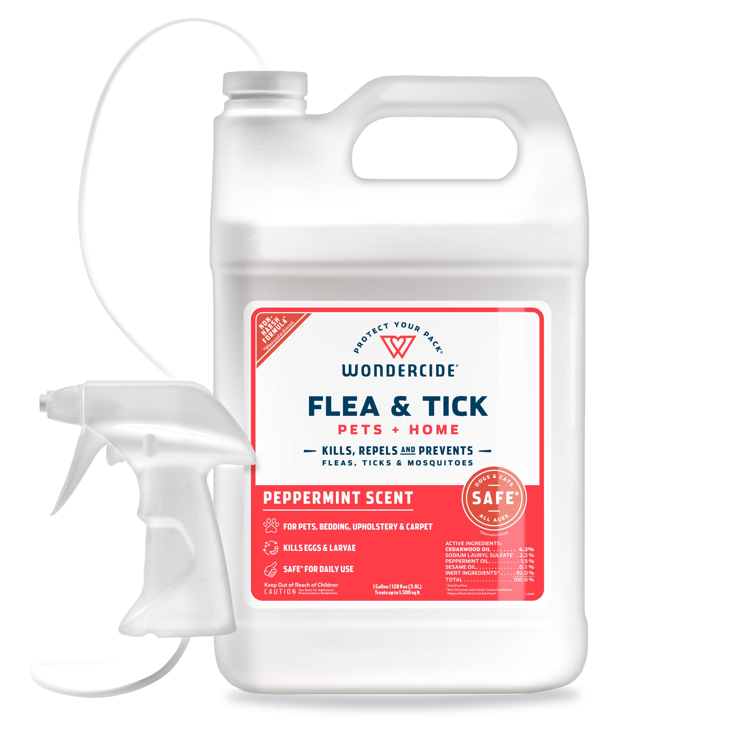 Buy now Wondercide - Flea, Tick & Mosquito Spray for Dogs, Cats, and Home - Control, Prevention, Treatment - with Natural Essential Oils - Pet and Family Safe - Peppermint 16 oz at indiglob india