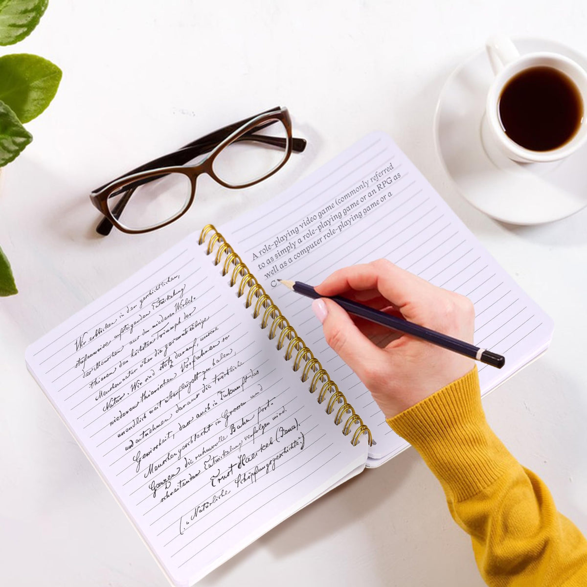 EHME EHME EHME 6 PCS Small Spiral Notebook 5x7, Cute Aesthetic Spiral Journal Note book for Women & Men, Spiral Bound Journals for Work School Note Taking Business, Journals for Writing 50 Sheets