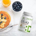 DEAL SUPPLEMENT Vitamin D3 10,000 IU + K2 MK7 200mcg Softgels, 250 Count | 2-in-1 Complex with Virgin Coconut Oil | Easy to Swallow