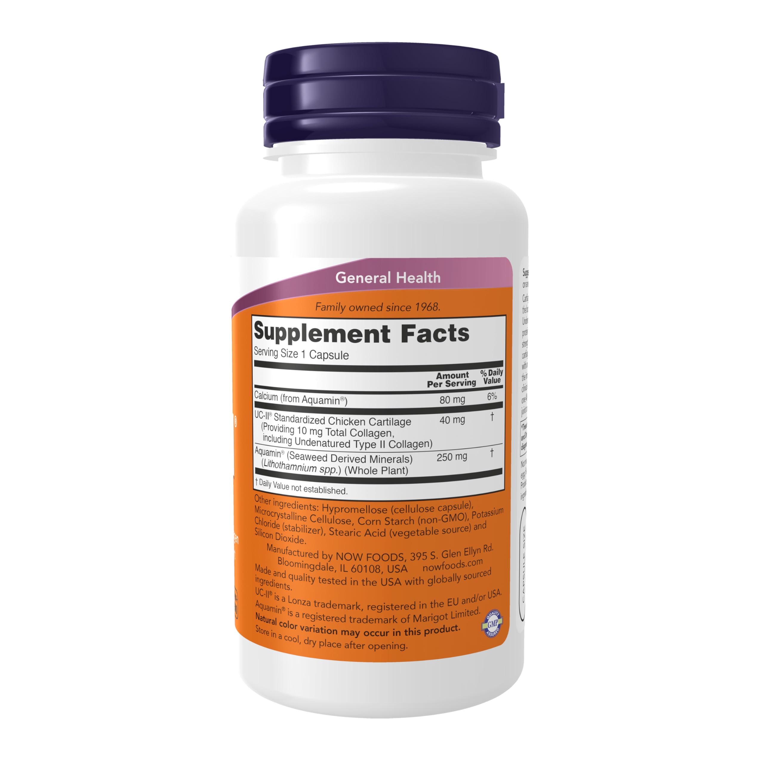 Buy now NOW Supplements, UC-II Type II Collagen, 120 Veg Capsules at indiglob india