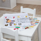 Buy now Melissa & Doug Activity Pad Bundle - Alphabet, Colors & Shapes & Numbers Sticker and Coloing Activity Books for Girls and Boys, Great Travel Toy at indiglob india