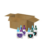 Febreze Odor-Fighting Plug in Air Freshener, Scented Oil Refill, Unstoppables Fresh and Downy Calm Scents, 4 Refills
