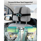 OTTOCAST Cabin Care Baby Camera for Car, 1080P Baby Car Camera with HD Night Vision, Wireless CarPlay Adapter, 150° Wide Angle, Real-Time Rear Seat Monitor