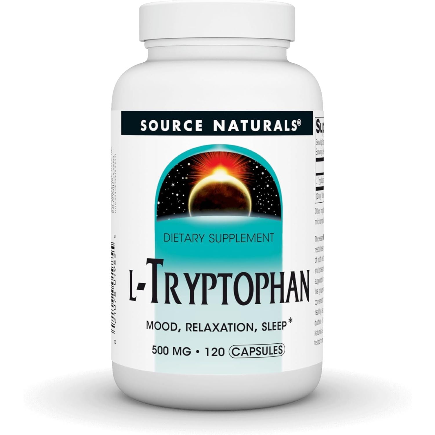 Buy now Source Naturals L-Tryptophan, for Mood, Relaxation, and Sleep*, 500mg - 120 Capsules 120 Count (Pack of 1) 1 at indiglob india