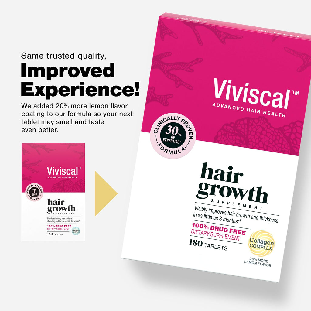 Buy now Viviscal Hair Growth Supplements for Women, Thicker Fuller Hair Support for Thinning Hair and Hair Loss, with Biotin and Marine Collagen, Drug-Free, 180 Tablets, 90-Day Supply at indiglob india