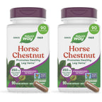 Nature's Way Horse Chestnut Extract, Supports Healthy Leg Veins*, 90 ct | Premium Extract, Standardized to 20% Aescin, Non-GMO Project Verified, Gluten Free, Vegan, 90 Capsules