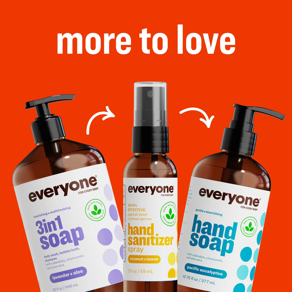 Everyone 3-in-1 Kids Soap, Body Wash, Bubble Bath, Shampoo, 32 Ounce (Pack of 1), Orange Squeeze, made with Essential Oils for Toddlers, tweens and teens