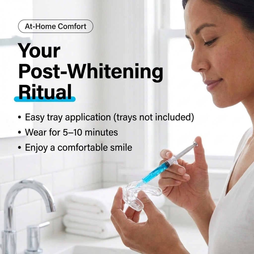 Remineralization Gel - 5 Syringes of Gel. Remineralizing and Reduces Teeth Sensitivity After Teeth Whitening Treatment