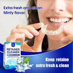 Buy now Retainer & Denture Cleaner Tablets - 4 Months Supply (120 pcs) Dental Retainers for Aligner - Mouth & Night Guards - False Teeth Whitening - Removes Odor & Plaque (120 Pcs) at indiglob india