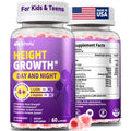 Height Growth Gummies for Kids & Teens - Natural Vitamin Growth Supplement