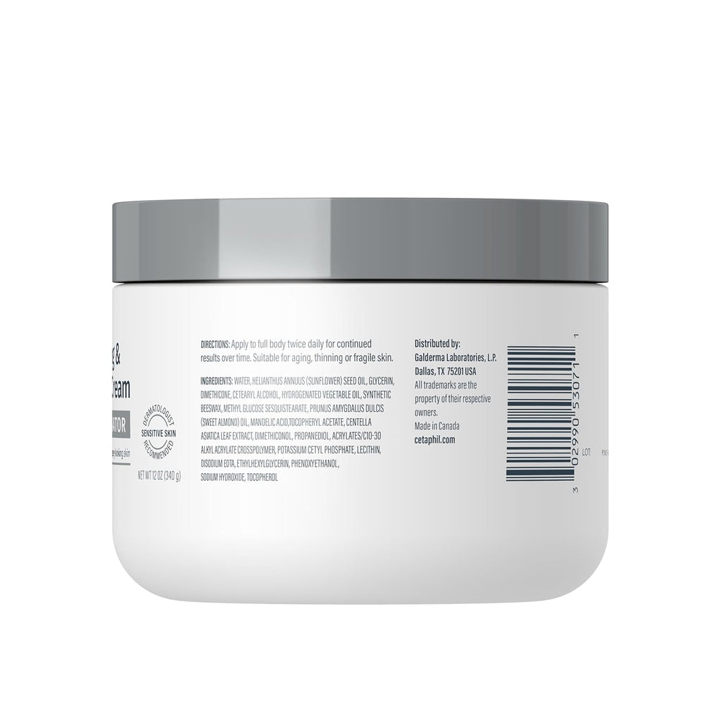 Buy now Cetaphil Skin Activator Hydrating & Firming Body Cream 12oz, Mandelic Acid (AHA) and Centella Asiatica (CICA) Cream, Hydrates and Firms Aging Skin, Anti-Aging Skincare, 12 oz at indiglob india