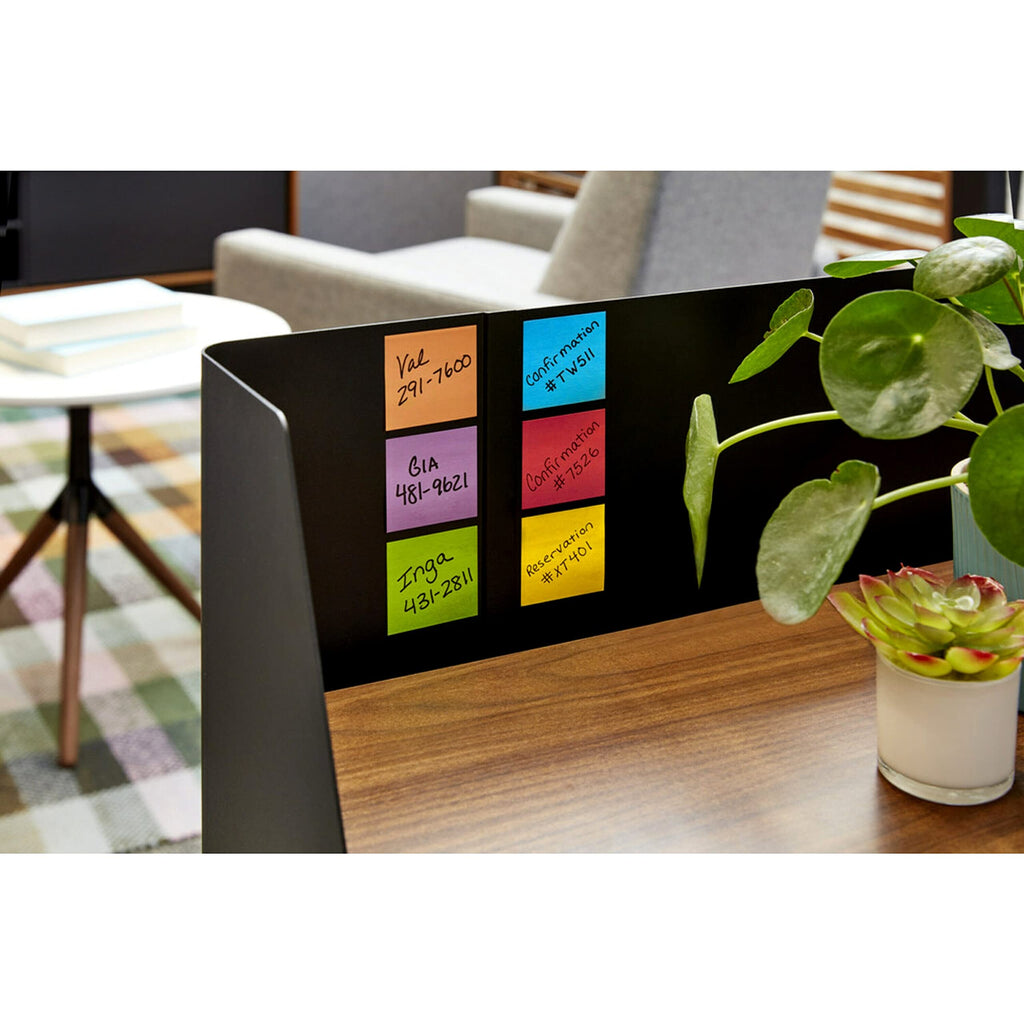 Post-it Super Sticky Notes, 1.88 x 1.88 in, Supernova Neons, 8 Pads