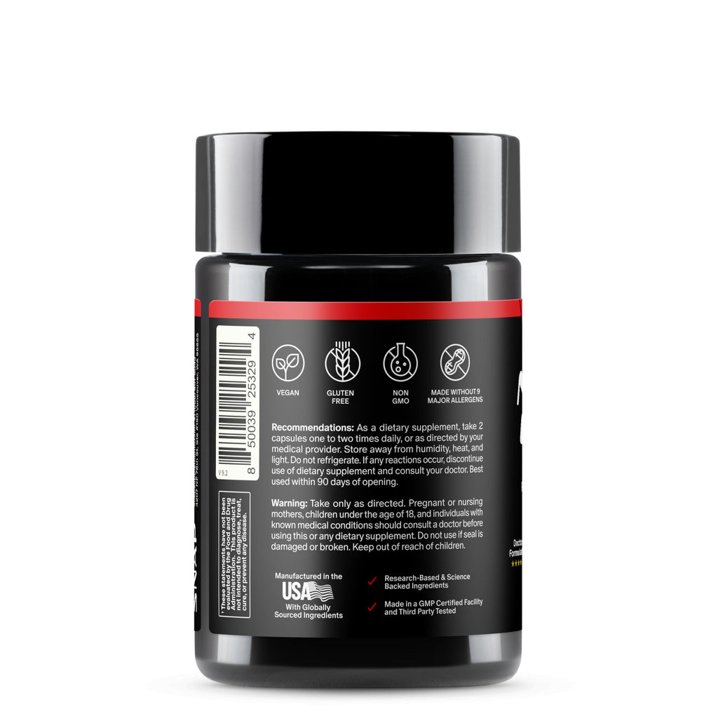 Snap Supplements Prostate Health + Nitric Oxide Booster Bundle, 90+60 Caps | Stinging Nettle, Saw Palmetto for Men, Prostate Support Supplement, Nitric Oxide Supplements for Men, L-Arginine L-Citrulline