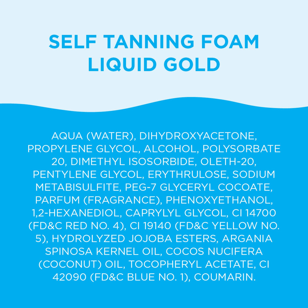 Buy now Bondi Sands Liquid Gold Self Tanning Foam | Lightweight + Quick Dry Foam Enriched with Argan Oil, Provides a Hydrated Streak-Free Tan | 6.76 Oz/200 mL at indiglob india