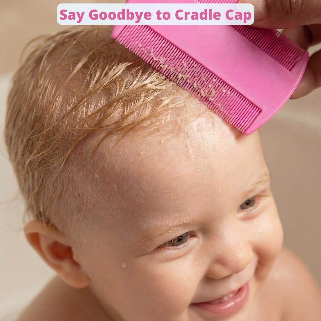 Cradle Cap Brush for Babies - Cradle Cap Treatment 6-Pack Baby Bath Sponges
