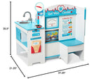 Buy now Melissa & Doug Wooden Get Well Doctor Activity Center - Waiting Room, Exam Room, Check-In Area - FSC Certified at indiglob india