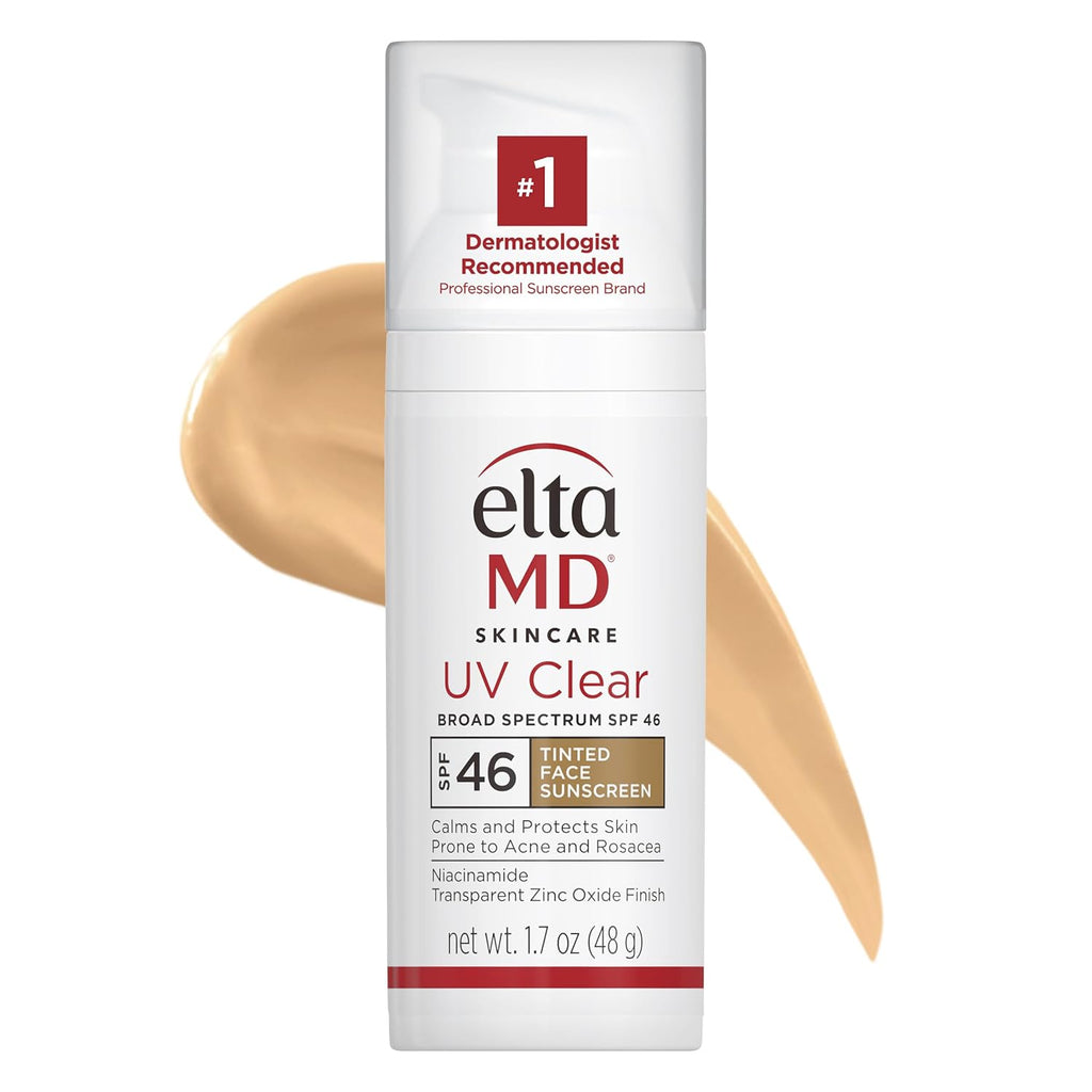 Buy now EltaMD UV Clear Tinted Face Sunscreen, SPF 46 Oil- Free with Zinc Oxide, Dermatologist Recommended 1.7 Ounce (Pack of 1) at indiglob india