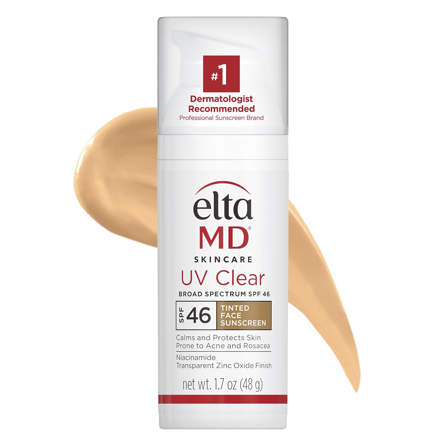 Buy now EltaMD UV Clear Tinted Face Sunscreen, SPF 46 Oil- Free with Zinc Oxide, Dermatologist Recommended 1.7 Ounce (Pack of 1) at indiglob india