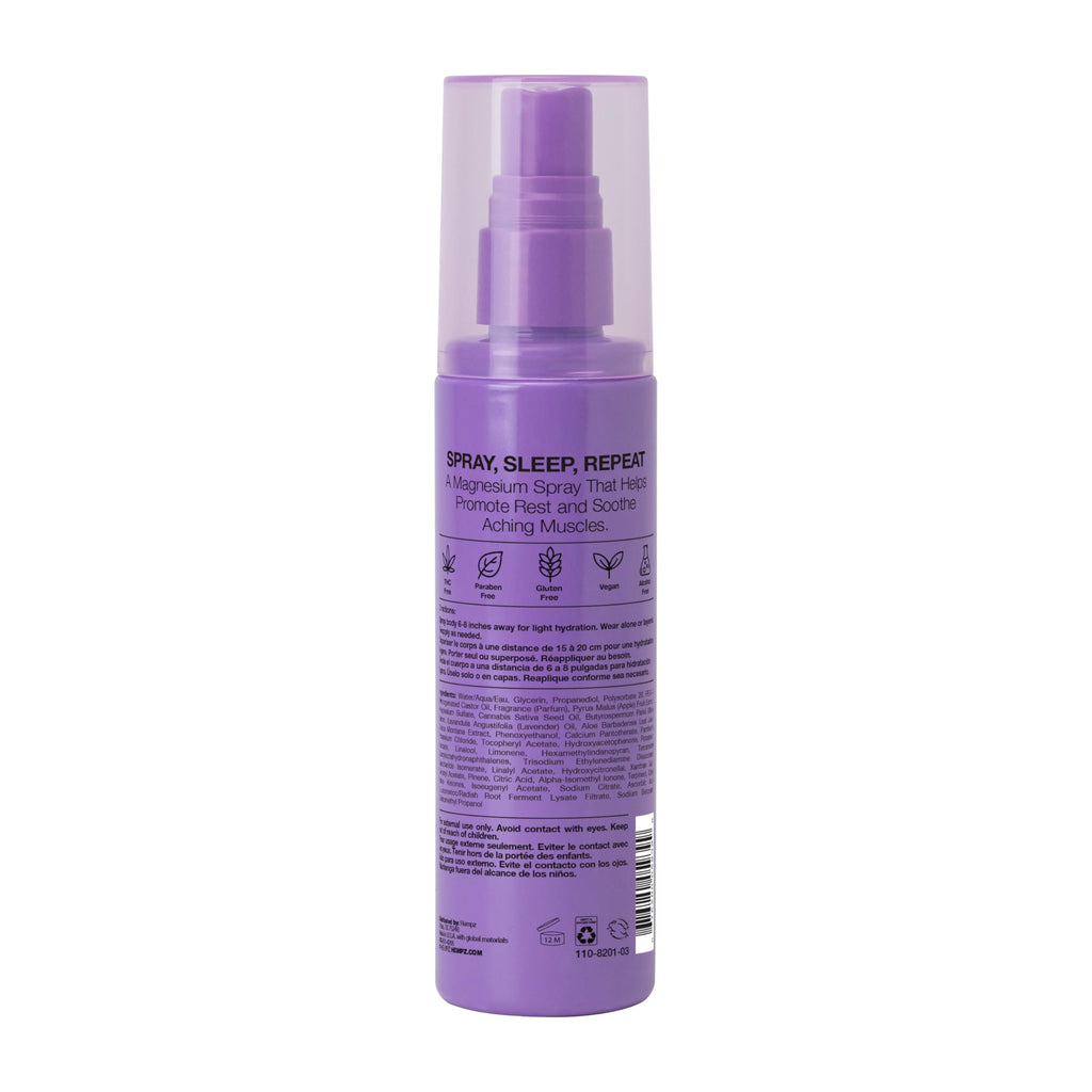 Hempz Magnesium Body Spray, Serene Waters, 3.4 fl.oz. | Soothing and Hydrating Moisturizer Mist with Arnica