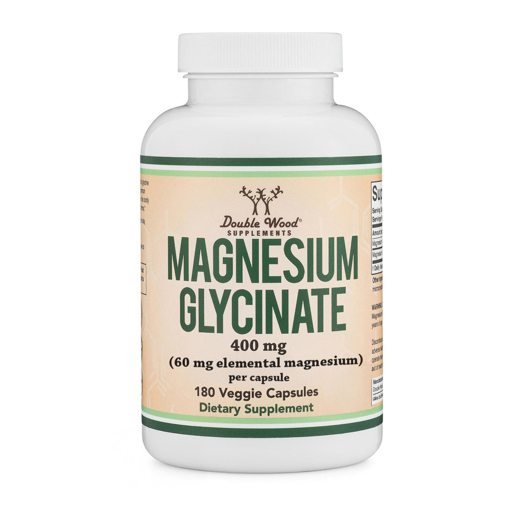 Magnesium Glycinate 400mg for Relaxation, Recovery + Mood, 90 Capsules | Highly Bioavailable Bisglycinate, Magnesium Supplement with 60mg Elemental Magnesium, Gentle on Stomach, Third-Party Tested