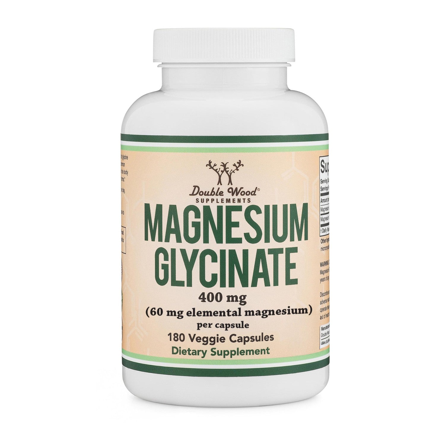 Magnesium Glycinate 400mg for Relaxation, Recovery + Mood, 90 Capsules | Highly Bioavailable Bisglycinate, Magnesium Supplement with 60mg Elemental Magnesium, Gentle on Stomach, Third-Party Tested