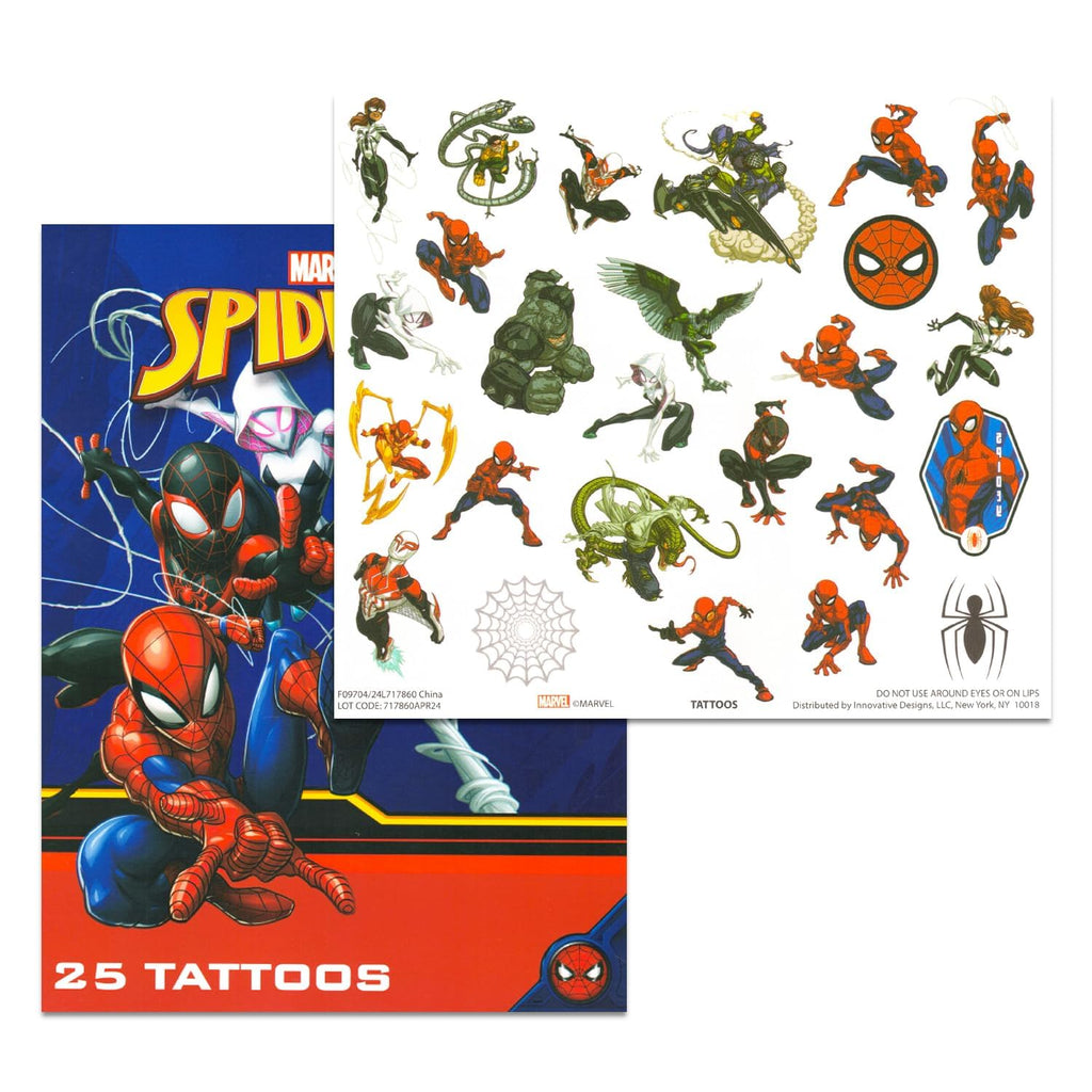 Superhero Tattoos Ultimate Bundle, 150 Pcs