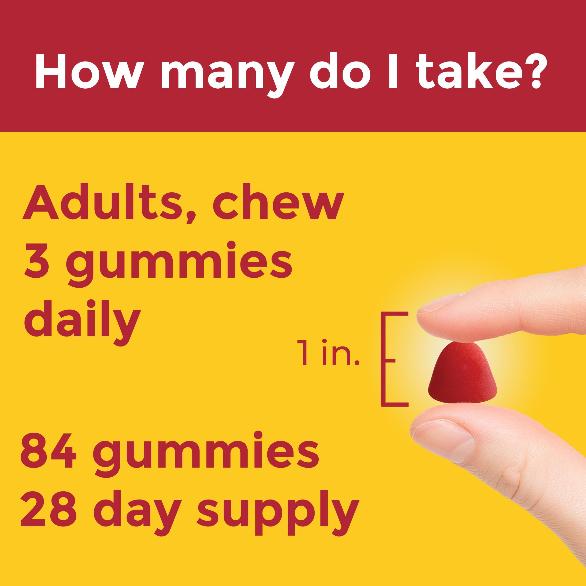 Nature Made Advanced Multivitamin Gummies 50 + for Her, Womens Multivitamins Gummies with Magnesium Citrate, Vitamin D3, Zinc, Calcium and All 8 B Vitamins, 28 Day Supply, 84 Count (Pack of 2)