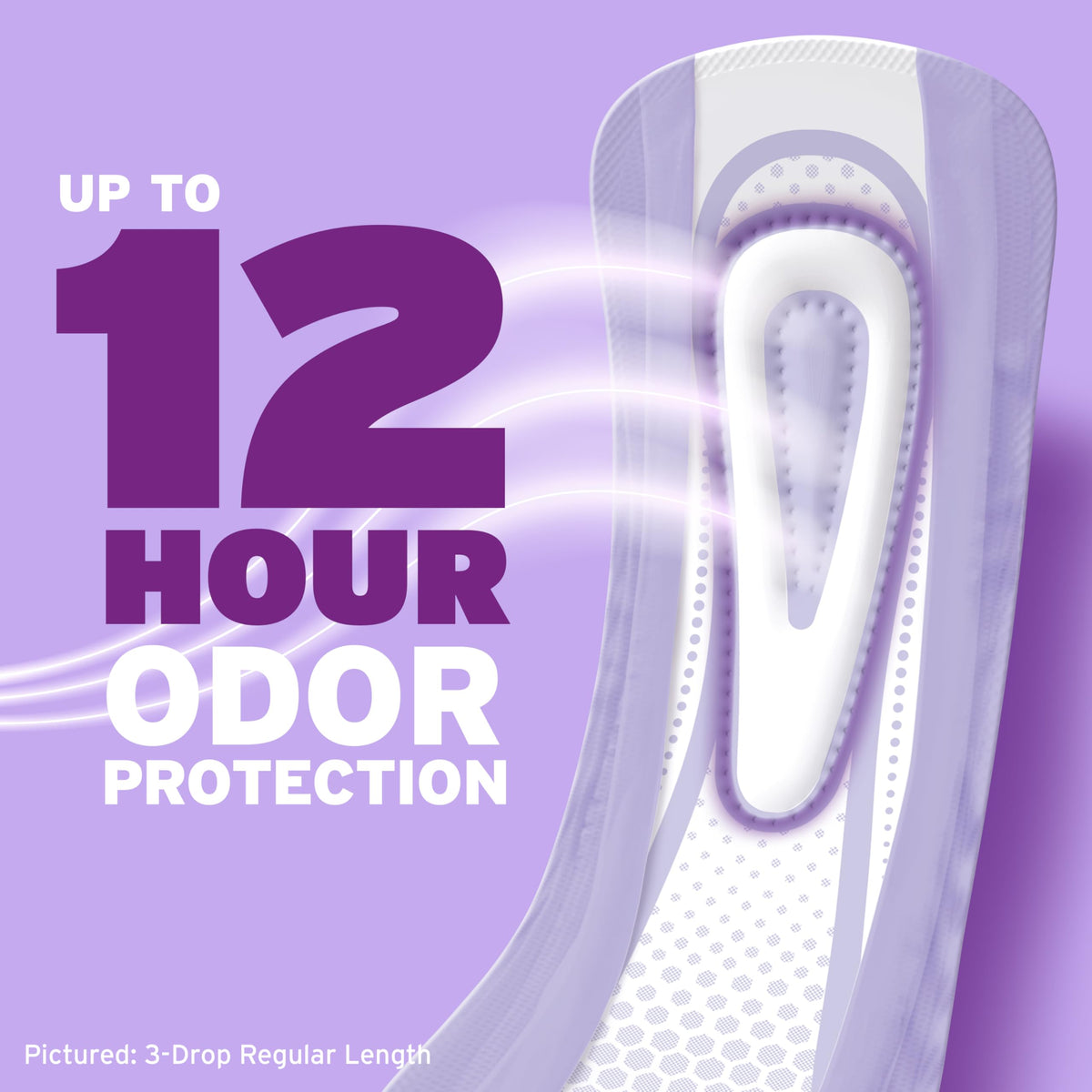 Poise Ultra Thin Incontinence Pads for Women, 5 Drop, Long, 180 ct