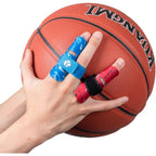 Buy now Kuangmi Finger Sleeve Support Protector Finger Splint Brace Use for Pain Relief and Preventing Sports Injuriesï¼ˆS/M, Blue at indiglob india