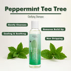 Buy now EDEN BodyWorks Peppermint Tea Tree Shampoo | Clarifying Shampoo for Curly Hair | Perfect for Build Up Cleansing | 8oz at indiglob india