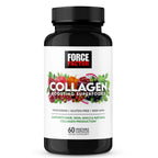 Force Factor Collagen Boosting Superfoods, Vegan Collagen Booster for Women | with Biotin, Hyaluronic Acid, and Vitamin C, for Hair, Skin, Nails, & Joint Support, Tropical Fruit, 60 Soft Chews