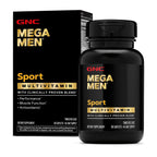 GNC Mega Men Sport Multivitamin, Performance & Muscle Function, 90 Count | Clinically Shown to Boost Nutrient Levels and Mental Wellbeing, with BCAAs and Carnitine for Muscle Performance and Energy