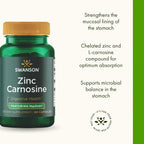 Buy now Swanson Ultra Zinc Carnosine (PepZinGI) - 60 Capsules - Natural Supplement for Gastric Health, Digestive Support, and Stomach Microbial Balance at indiglob india