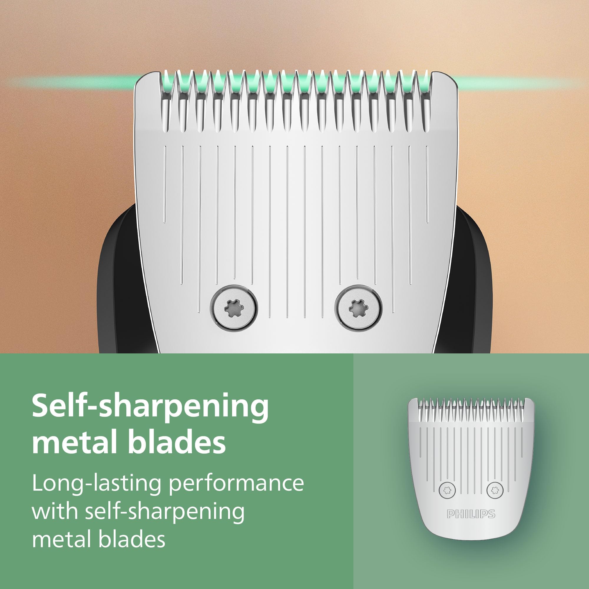 Norelco Philips All-in-One 9000 23-in-1 Trimmer, Face, Hair & Body, Steel | Beard Styler, Nose, Detail Trimmer, Body Shaver, Hair Clipper, Steel Blades, 29 lengths, 6-Hr Runtime, Showerproof, MG9575/49