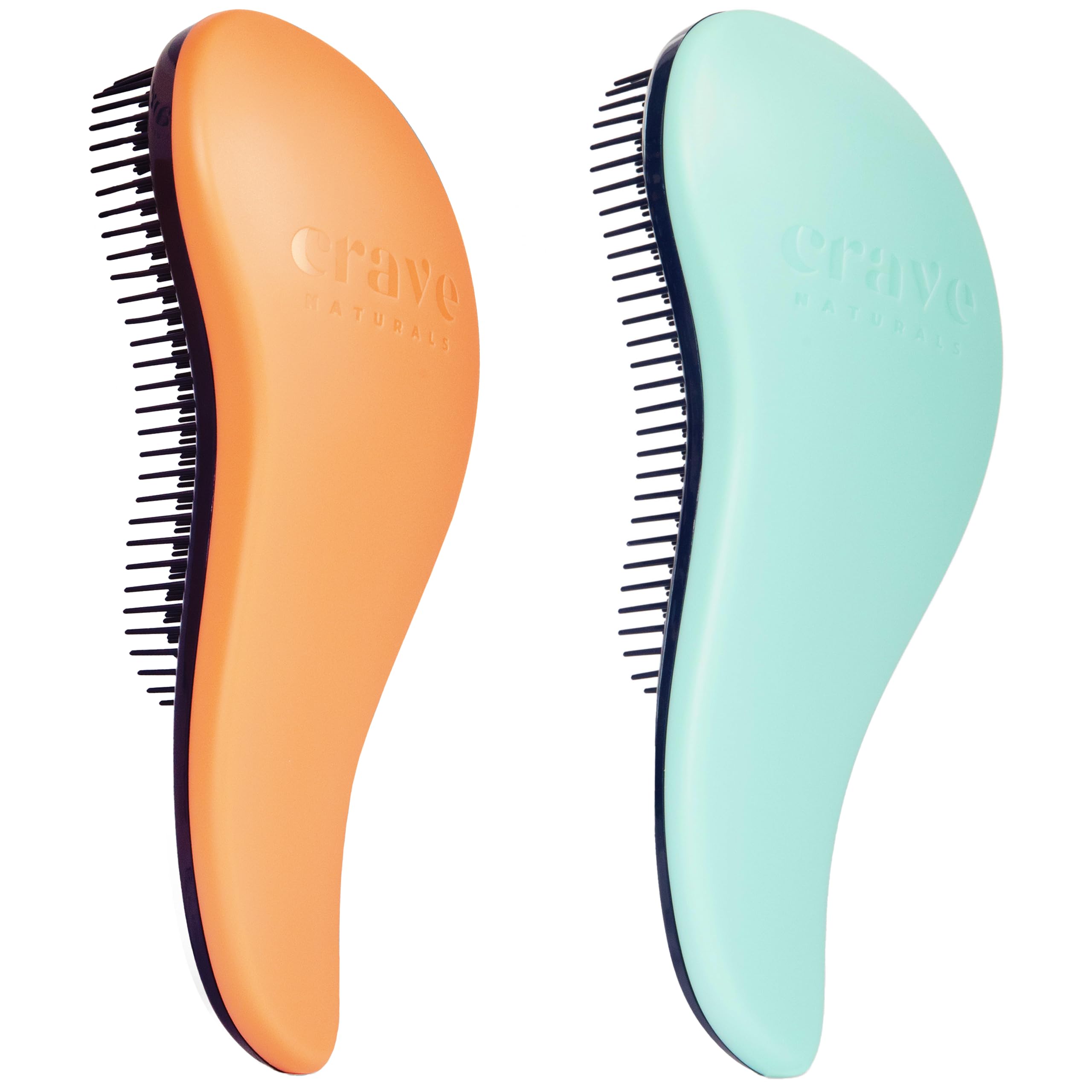Buy now Crave Naturals Glide Thru Hair Brush - Detangler Brush for Curly, Straight, Wet or Dry Hair - Gentle Detangling Brushes for Adults, Kids, Toddlers - Hair Accessories for Women, 7.5x3" - Pink at indiglob india