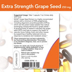 Buy now NOW Foods Grape Seed Extract 250mg, 90 Vcaps - (Pack of 2) at indiglob india