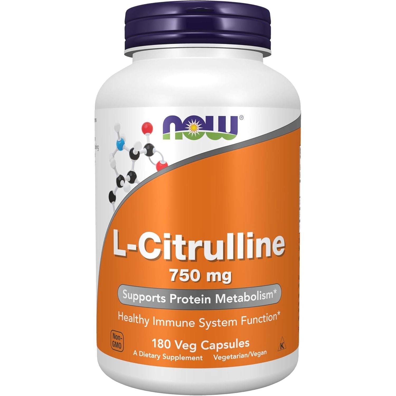 Buy now NOW Foods Supplements, L-Citrulline 750 mg, Supports Protein Metabolism*, Amino Acid, 90 Veg Capsules 180 Count (Pack of 1) at indiglob india