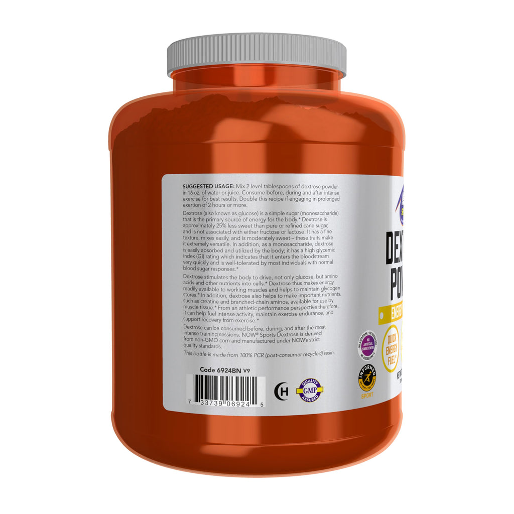 Buy now NOW Foods Sports Nutrition, Dextrose Powder (Monosaccharide), Energy Production*, 10-Pound at indiglob india