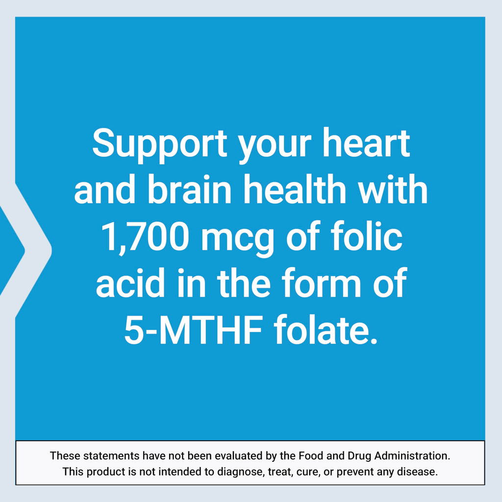 Life Extension Optimized Folate, 1700 mcg DFE, 100 Vegetarian Tablets