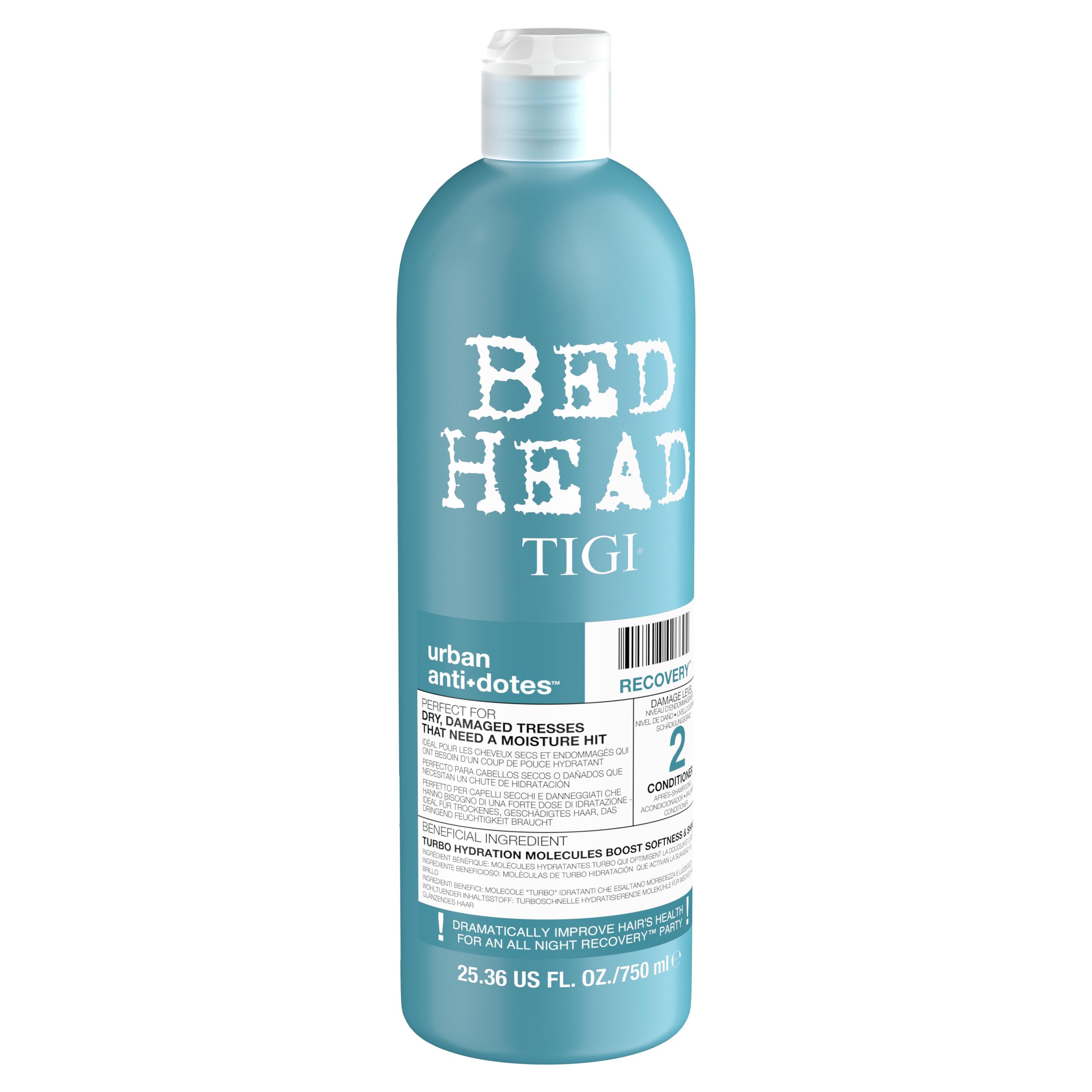 Buy now Bed Head by TIGI Urban Antidotes Resurrection Intensive Moisture Repair Shampoo for Severely Damaged Hair, Sulphate-Free, 25.36 fl oz at indiglob india